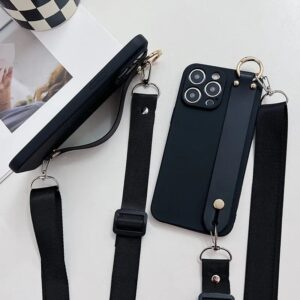 Samsung Caso De Luxo Pulseira Crossbody Cordão Cinta Para Galaxy S24 Ultra S23 S21 S20 FE S22 Plus Capa Telefone