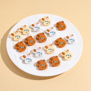 6 Pçs Dos Desenhos Animados Bonito Capivara Mini Borracha Presente Das Crianças Prêmio Escola Primária Papelaria