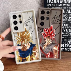 CAPA MACIA DE SILICONE D-DRAGON BALL PHONE PARA SAMSUNG GALAXY S24 S23 ULTRA S22 S21 S20 FE S23ULTRA NOTA 20ULTRA S22PLUS