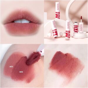 Bobeni Lip Gloss Matte Dupla Utilização Batom Blush Não Fácil de Desbotar Cores Múltiplas Barato