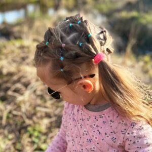 500pcs Faixa de Borracha Descartável Colorida para Meninas Porta Rabo de Pônei Bebês Laços de Cabelo