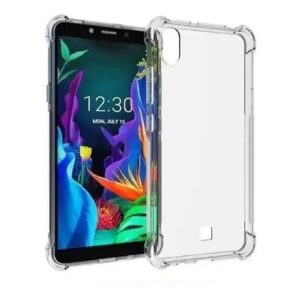 Capa transparente silicone LG K8 Plus bordas reforçadas anti-impacto resistente