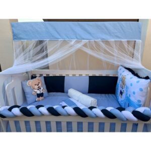 Kit Berço Urso Principe Americano e Nacional 11 Peças