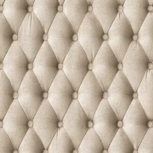 Papel De Parede Adesivo 3d Couro Capitonê Tecido Bege 1mx58cm