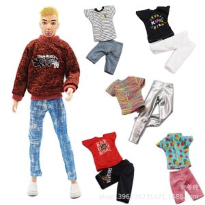 (DIY) Roupas Para Boneca Ken De 30 Cm/Brinquedo Esportivo casual fashion Meninas