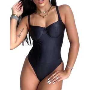 Body Feminino Acetinado Blogueira Moda sem Bojo Tendencia