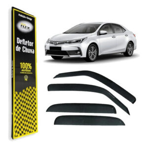 Calha De Chuva Fumê Corolla Sedan 2015 A 2019 4 Portas