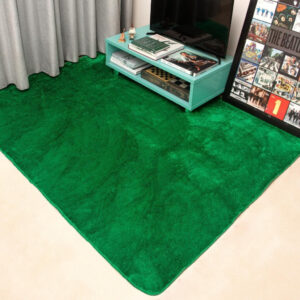 Tapete Felpudo Sala ou Quarto Pelo Curto 150×200 verde grama