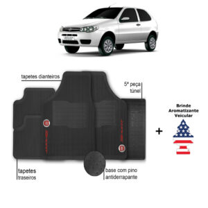 Tapete Fiat Palio Baleia Personalizado Sport Automotivo Borracha