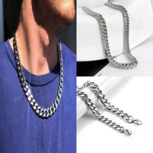 Corrente Masculina Aço Grossa 60cm