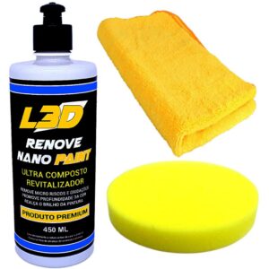 Polidor De Pintura Automotivo Renove Nano Paint L3D 450ML – Para Todas As Cores