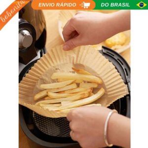 KIT Forro Anti-Gordura 50pçs/ 100pçs de Papel Fritadeira Elétrica