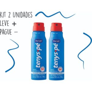 Kit C/ 2 Tenys Pé Spray Baruel Original – 150ml/92g Promoção