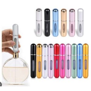 Kit 8 Porta Perfume Recarregavel Portatil Spray 5ml Cores Sortidas Imperio