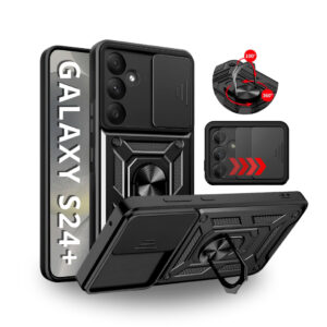 Capa Capinha Armor Ring Militar Anti-Impacto Para Galaxy S24+ Plus – Protetora