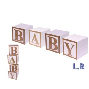 cubo mdf/Cubo Baby / Decoração de Festa / Decoração Revelação MDF 30CM / Chá de Bebê