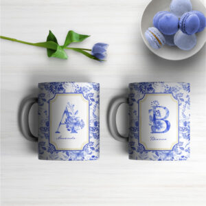 Caneca Xícara Personalizada Presente Com Seu Nome Floral