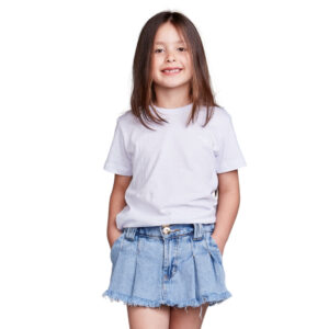 Camiseta Básica Lisa Infantil Menina