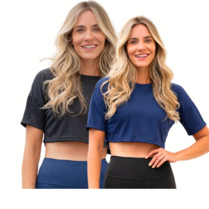 Kit 2 Cropped Feminino Academia Dry Fit