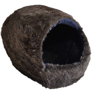 Caminha Para Cachorro E Gatos Iglu Nuvem Marrom – Diversos Tamanhos