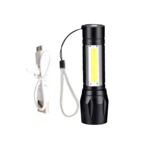 Mini Lanterna Portátil Recarregável Usb Luz Branca
