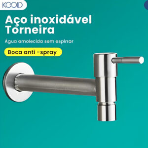 Torneira para tanque ou jardim, para máquina de lavar, em ABS cromado,Aço inoxidável 304