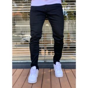Calça Jeans Masculina Skinny Slim Elastano