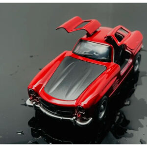 Miniatura Mercedes-Benz 300 SL 1954 – Escala 1:36 Com Fricção Abre Porta e Capo