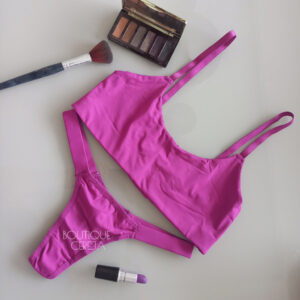 Conjunto Feminino Biquini Calcinha Fio Duplo e TopConforto em Microfibra Lingerie Moda Praia