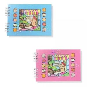 Livro de Colorir Bobbie Goods 100 Folhas ou 50 Folhas 180Gramatura Caderno de Desenho Pintura Coloring Book Bob Bobi God
