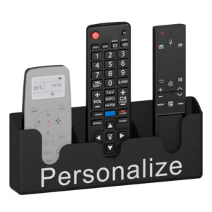 Suporte De Parede Porta 3 Controles Remoto Ar Condicionado Ventilador Tv Universal Personalizável