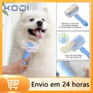 Escova Para Cães De Estimação Autolimpante Ferramentas O Asseio De Gatos Acessórios Pentear -X9