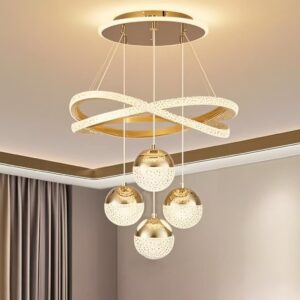 (3 Cores em 1)Restaurante lustre sala de jantar luz 2025 novo estilo simples cozinha luz quarto moderno simples