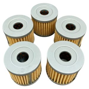5 Filtros Óleo Yes 125 Intruder 125 Gsr 125 150 Gs 120 Burgman 125 Apache 150 Comet250