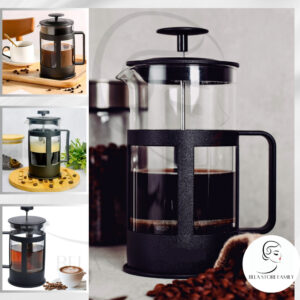 Cafeteira Prensa Francesa 600/300ml Cremeira Amante Café Chá Artesanal Leite Cremoso Chef Cozinha
