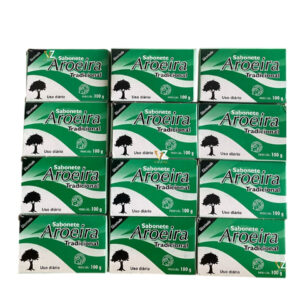 12 Sabonete de Aroeira em Barra Tropical 100g