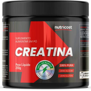 Creatina 250g 100% Pura da Nutricost mesma pureza e qualidade da Masterway Suplementos
