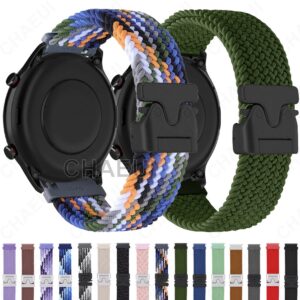 Acessórios De Pulseira De Tecido Respirável De Nylon Para Amazfit GTR 4 3 Pro 2 / Balance / Cheetah Pro / GTR Mini