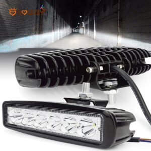 Barra De Luzes 18w 6led Super Led Para Jeep Road Suv Carro Caminhão Barco