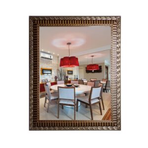 Espelho de Parede Decorativo Com Moldura Para Quarto Sala 36x46cm Imagem Perfeita