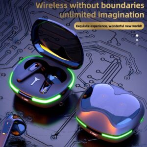 Pro60 Fone de Ouvido Sem Fio Bluetooth Ruído Cancelando Gamer HIFI com Touch e Microfone para Todos os Telefones