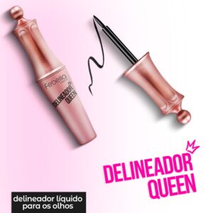 Delineador Líquido Queen Febella Secagem Rápida