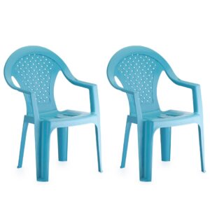 Kit 2 Cadeiras Infantil Plástico Poltrona Criança Menino/Menina – Resistente