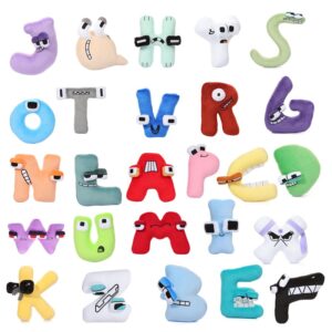 Alfabeto Lore Plush Doll Preschool Educacional Inglês ABC Carta Recheada Brinquedo Para Crianças A-Z