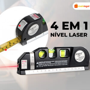 Nível Laser Profissional Trena Level Pro3 Estágios Nivelador