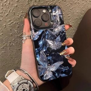 Capinha Capa Resistente A Choques De Linda borboleta iPhone xs max xr 7 8 11 12 13 14 15 16 pro max cas