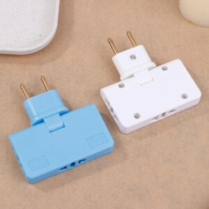 Adaptador de extensão de plugue de alimentação 3 em 1 ajustável em 180 graus Alex