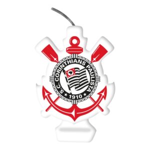 Vela emblema CORINTHIANS Decoração festa aniversário