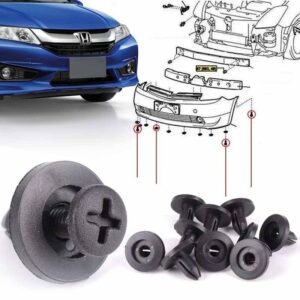 fixadores de parafuso plastico 100pçs Pára-Choques Plástico Fixador De Rebite Fivela De Expansão