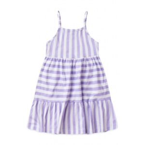 Vestido Feminino Infantil Simetria Das Listras